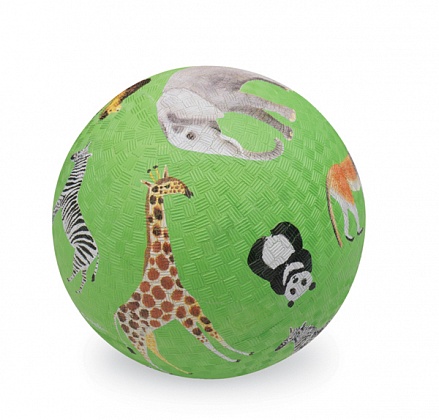Мяч - Дикие животные, зеленый, диаметр – 13 см. 